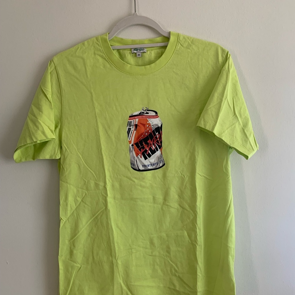 KENZO París Mens yellow/green T-shirt size M